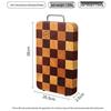 COOKER KING Antibacterial Ebony Wood Cutting Board