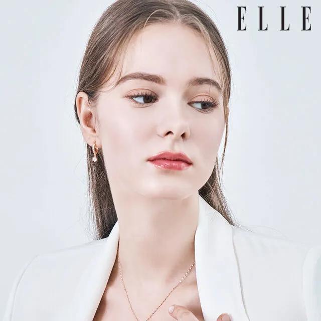14K GF Fine Basic One-Touch Earrings ELGPEE526