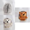 Adorable Hedgehog Plush Toy Keychain Soft Stuffed Animal Backpack Charm Cute