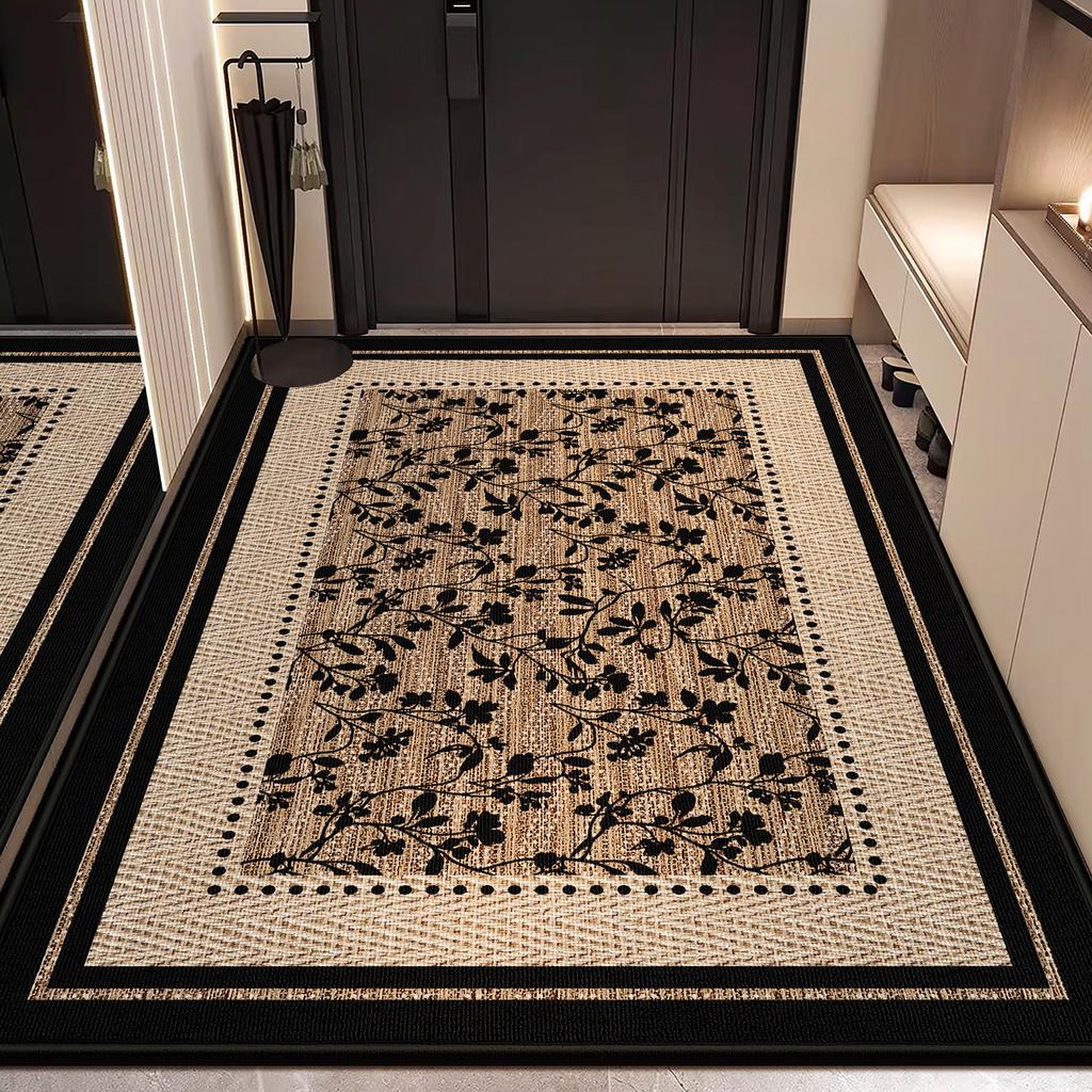High Grade Loop Pile Front Door Mat Non Slip Entrance Rug for Living Room Bedroom Home Indoor Floor Decor