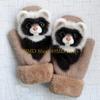 49MD Cartoon Gloves Kids Plush Gloves Mitts Kid Gloves Animal Knit Gloves Winter Mittens Children Gloves