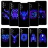 Phone Case for Samsung Galaxy A13 A15 A17 A07 A21S A22 A23 A25 A31 A73 A32 A52 A52S A41 5G Soft TPU Shell Zodiac Sign Fundas Bag