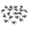 50 PCS Mini Plastic Spiders Small Fake Spiders Scary Realistic Spiders for Halloween Prank Props Decorations