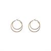 Trendy Double Circle Large Earrings for Women - Stylish 2024 Ear Jewelry