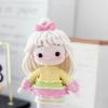 Handemade Knitting Amigurumi Girl Doll Crochet DIY Hook Yarn Materials Set Kit Crochet Pattern In English Girl Birthday Gifts