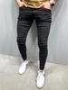 Klasické evropské a americké pánské černé strečové skinny džíny