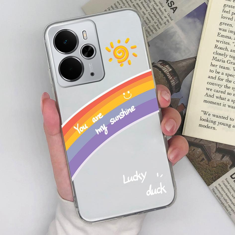Clear Cases For Oppo K9 K7 R11 R15 Realme 14 Find X2 X3 X5 K3  Fashion Rainbow Pattern Soft Slim Silicone Dustproof Protective Housing For Oppo Covers