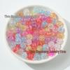 Transparent Cracked Acrylic Beads for DIY Jewelry - Round Loose Beads for Bracelets & Pendants