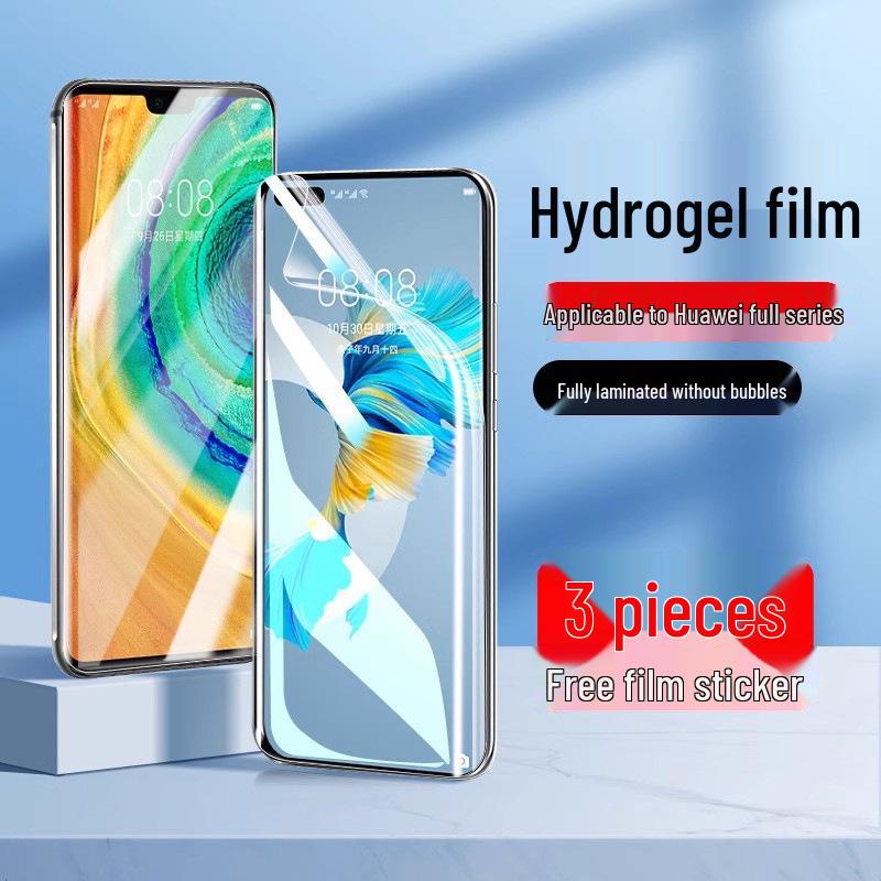Hydrogel-Schutzfolie aus gehärtetem Glas für Curved-Bildschirme von Huawei Mate30 Pro/M40/P-Serie