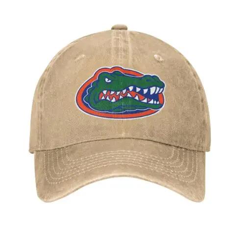 Baseballkappe Unisex Florida Modekappen Hüte für Krokodil-Logo Asquette Homme Dad Hat für Unisex Trucker Cap