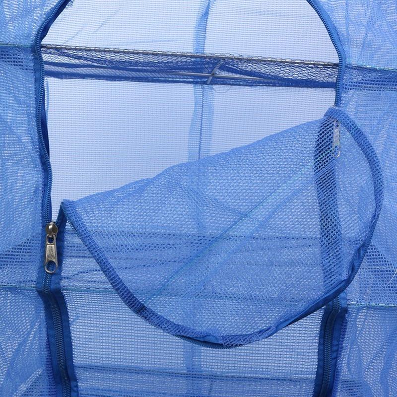 1pc Folding Fish Network Net Drying Rack, Folding Mesh, Hanging Vegetable Dishes, Dry Hanger, Fishing Accessories