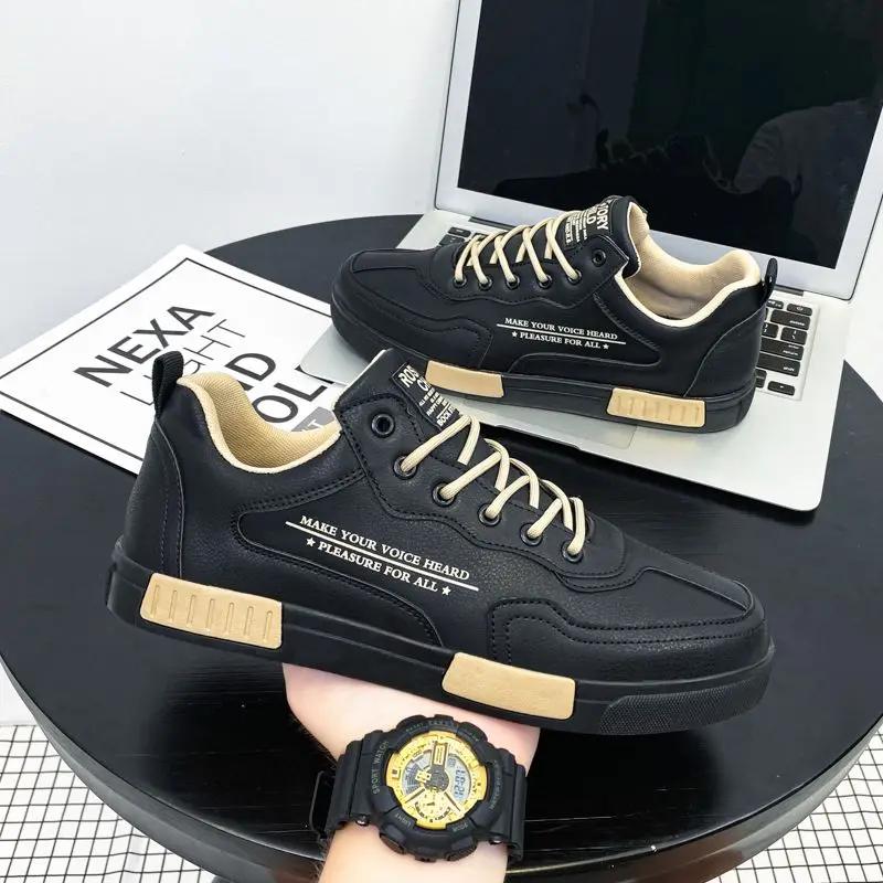 Leisure Chunky Sneakers Fashion 2024 Casual Shoes for Men Elegant Classic Original New In Adults Work High Quality Sale Man Shoe