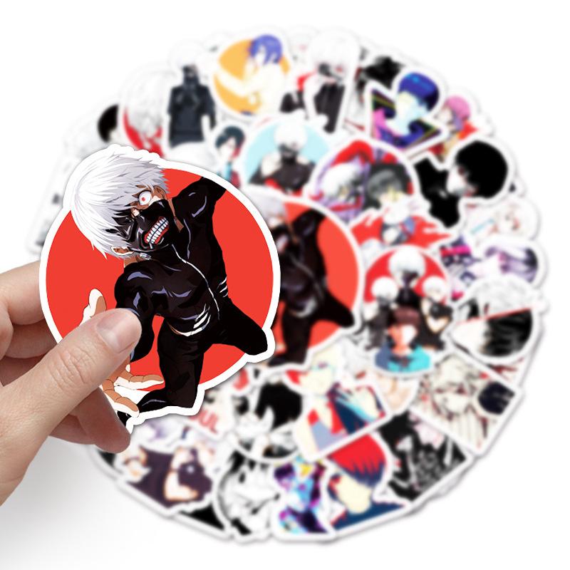 51 Japanese Comic Waterproof Guka Laptop Suitcase Car Refrigerator Decoration Stickers
