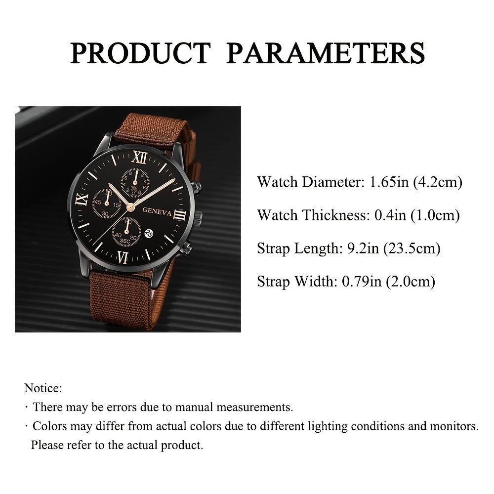 Men's Set Gift Watch 4pcs Bracelet Four-piece Set Men's Watch Calendar Watch Quartz Watch Sports