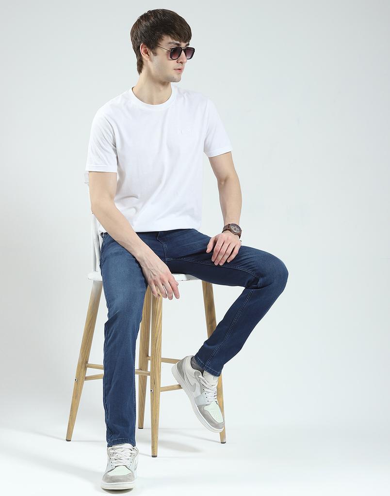 MONTE CARLO Men's Regular Fit Mid Rise Jeans