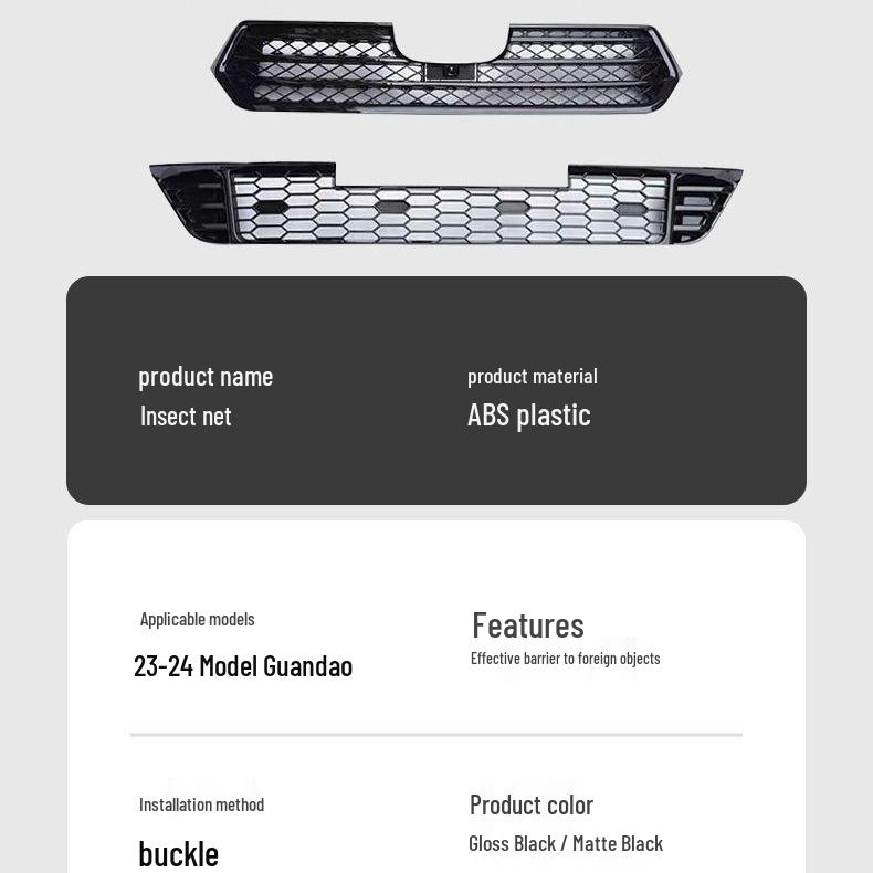 Honda Avancier 2023-2025 Radiator Protection Grille Insect Net Dustproof Accessories
