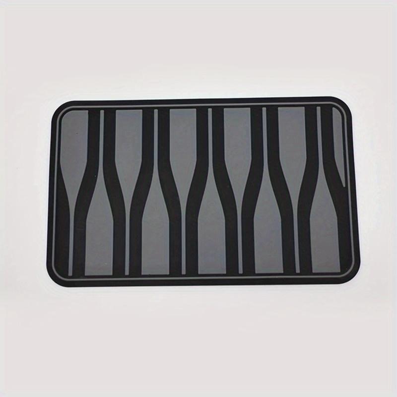 1 PC Universal Car Floor Pads Anti-skid Pedal Mat Interior Accessories Heel Foot Mat Pedal Cover Black PVC Universal Car Mat