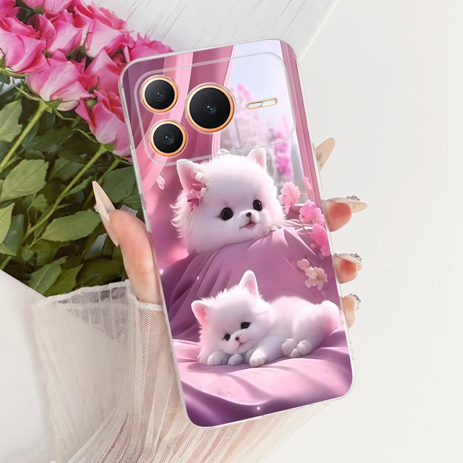 For Honor Power 2 / Power 5G 2026 Cute Flower Butterfly Cat Painted Case For Honor Power Power2 Soft Silicone TPU Phone Cases