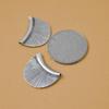 Thai Handmade Silver Fan-Shaped Spacer Beads - Pure Silver DIY Bracelet & Necklace Retro Ornaments
