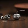 Lucky Gourd Pendant Male  Sweater Chain Accessories Ethnic Style Silver Gourd Necklace Unisex Jewelry Gift