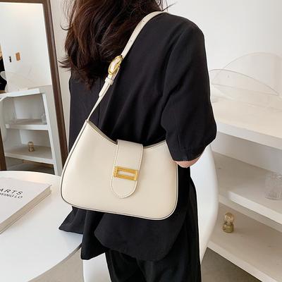 Bag Women's New Niche Design Light Luxury Texture Fashion Summer Baguette Bag Large Capacity Shoulder Armpit Bag