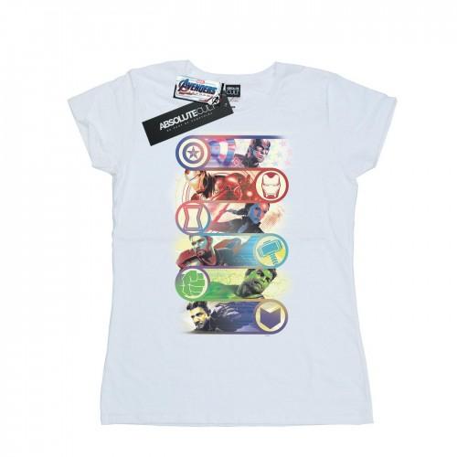 

Marvel Womens/Ladies Avengers Endgame Original Heroes Cotton T-Shirt XXL білий
