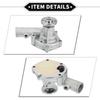 VekAuto Mitsubishi Forklift S4Q S4Q2 Engine Pump Kit with Durable Metal Silver Tone Front Engine Pump and Gasket