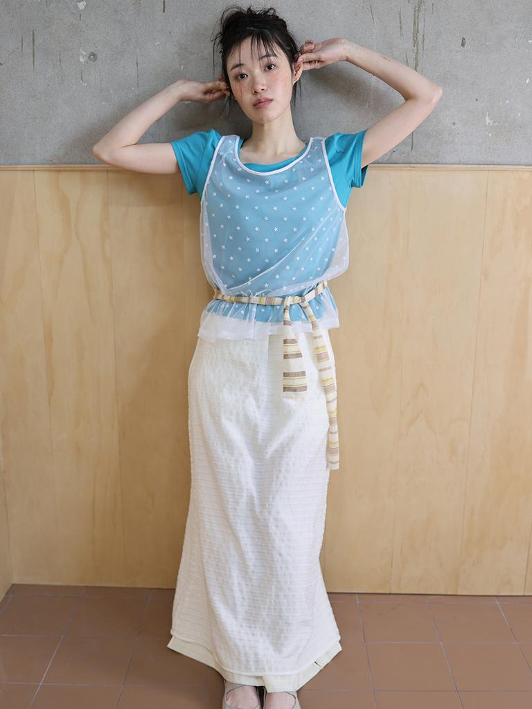 Mueum Ylang Reversible Skirt (White)