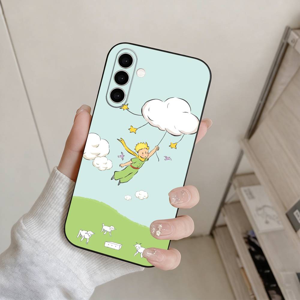 The Little Prince Phone Case For Samsung Galaxy A73,A72,A71,A70,A53,A52,A51,Others Soft Black Cover