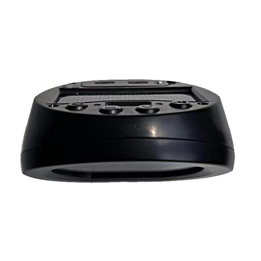 Automotive Solar Car Digital Clock Date Week Thermometer LED Luminous Display for Dashboard Car Clock Interior Calendar