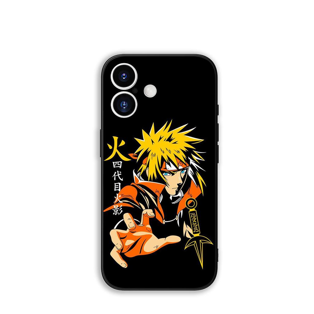 Phone Cover Anime Namikaze Minato Narutos Coque for Apple iPhone 16 15 14 Plus 13 12 Mini 17 Pro Max + ProMax 16E Air 16+ Case
