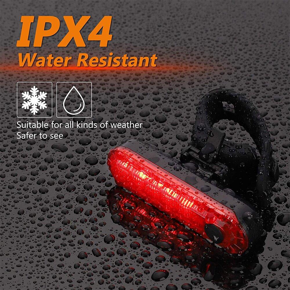 2PCS Bike Tail Lights USB Rechargeable Cycling Rear Light Waterproof Night Riding Safety Warning Taillight Bicycle Accessories2
