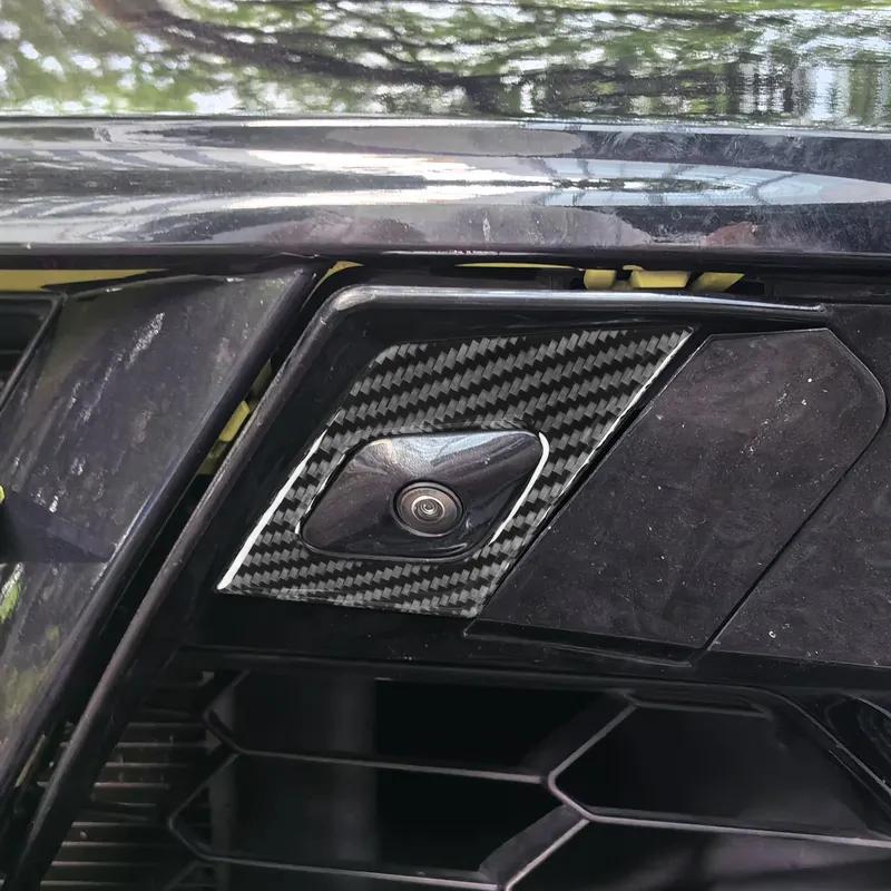 For Chevrolet Corvette C8 Z51 Z06 -2025 Carbon Fiber Door Radar Decorative Panel Car Accessories Exterior Cover Sticker Trim