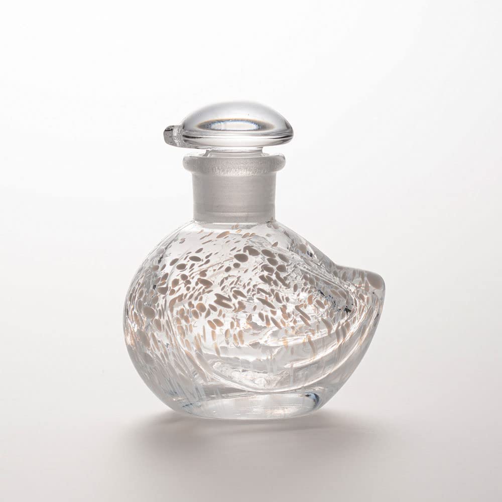 

Hirota Glass Miyakodori Small Bird Soy Sauce Dispenser, White, 882-WG