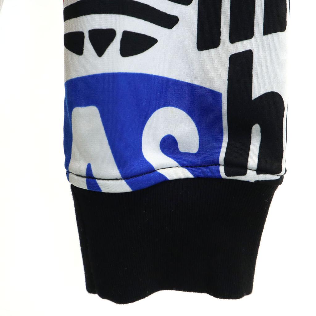 Adidas Trefoil Logo Overall Handle Reversible Zip Jacket L 3 Lines Men's Used