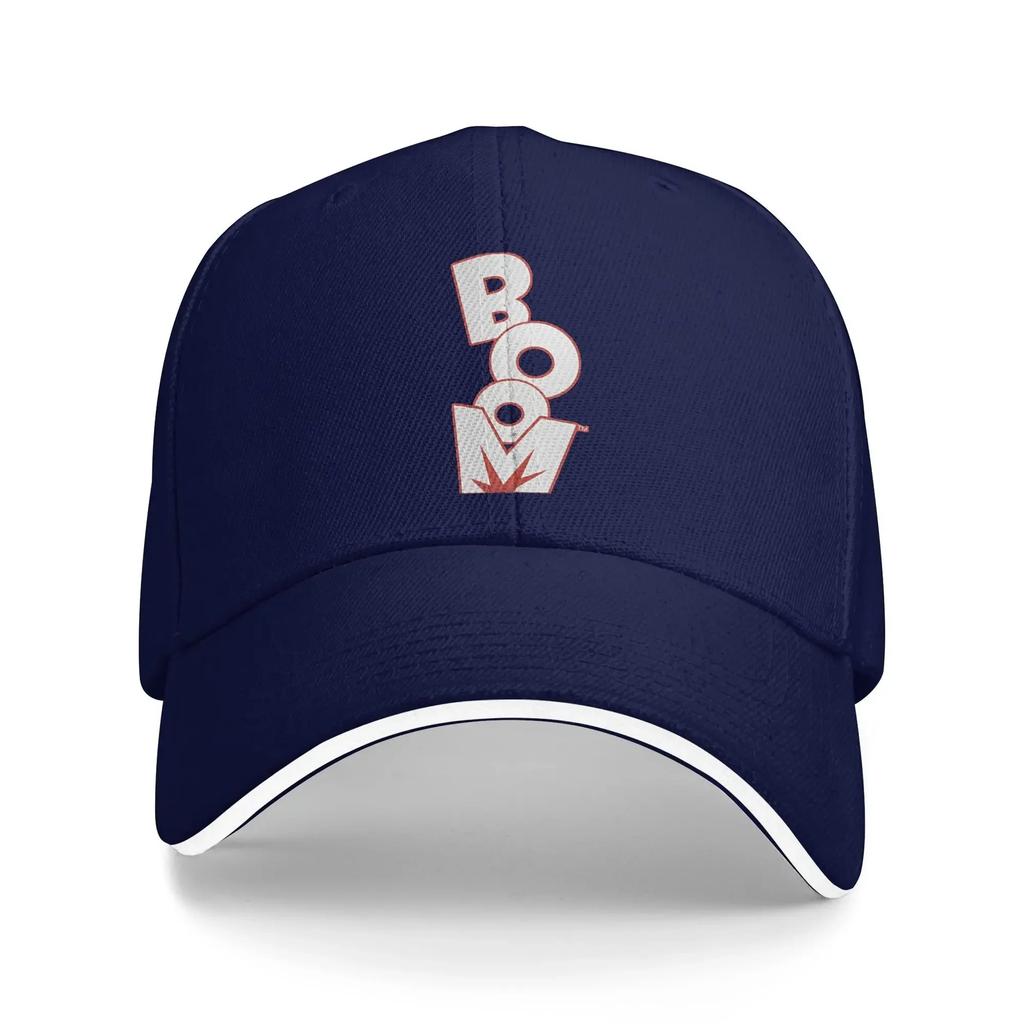 Art Letter Printed Baseball Cap Boom Outdoor Sports Breathable Trucker Hat Unisex Men Classic Print Snapback Cap
