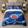 3Pcs Bedding SetBlackburn Rovers Football Soft Bed Sheet and Two Pillowcases Home Bedroom Decor
