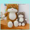 Plush Cat Striped Toy Oversized Cute Cartoon Girls Kids Birthday Holiday Gift