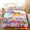 Comforter Aikatsu Idol Activity Anime Bedding Set Printed With Bed Soft Single Double Queen Super King Size