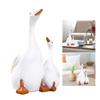 Artistic Duck and Duckling Sculpture for Yard Decoration Quality Resins for Patioes and Entrances