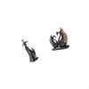 Elegant Women Shaped Rack And Swan Couple Figurine Resin Art Sculpture for Home Bar Living Room