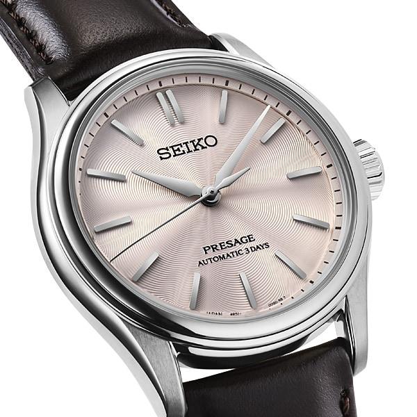Seiko PRESAGE Classic Series Mechanical Men's Leather Band HCC003J Wrist Watch