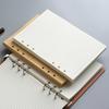 80Sheets Horizontal Line/Blank Notebook Refill Paper A5/A6/A7 6-hole Binder Inner Page  Gift