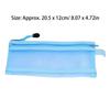 10pcs Blue/Pink/Black/White/Grey Mesh Zipper Pouch Double Layer File Pouch for A6 Paper  Home