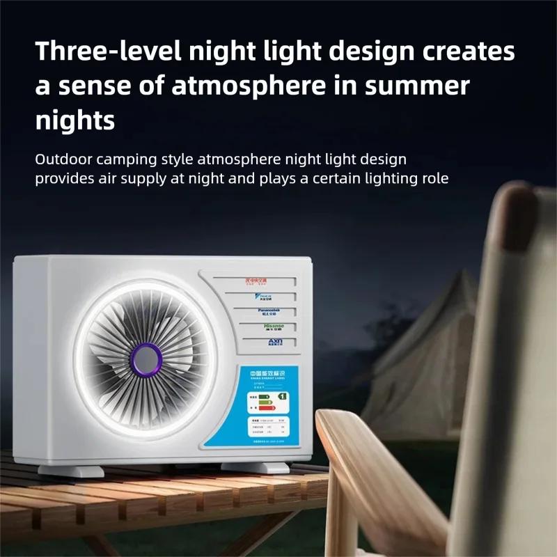 Heim-Hochgeschwindigkeits-Schreibtischventilator mit mehreren einstellbaren Stufen, kühle zirkulierende Luft, Mini-Klimaanlagen-Stil, leiser Kühlventilator