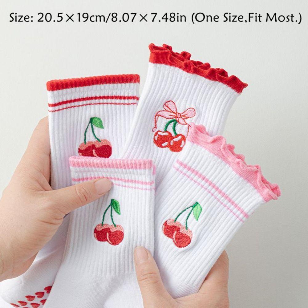 Breathable Pilates Socks Harajuku Street Mid Tube Socks New Yoga Socks