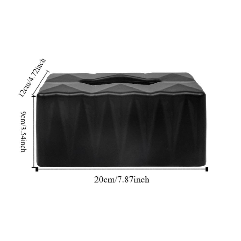 Plastic Draw Tissue Box Waterproof Tissue Case Modern Paper Holder Dining Table