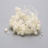 Abs Round Pearl Beads Rope Diy Craft Supplies Jewelry Decoration Wedding Dress