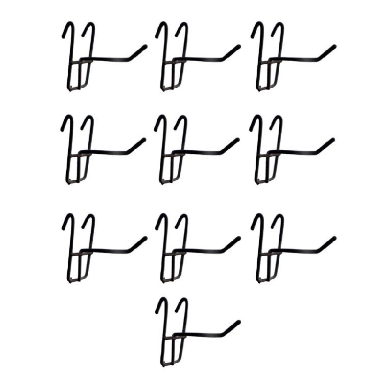 10Pcs Versatile Pegboard Hooks Grid Wall Mesh Retail Display Shop Peg Goods Shelf Minimalist Panel Pegboard Hooks