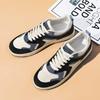 Height Up Round Toe White Sneakers Men's Woven Skateboard Shoes Mens Traners For Men Sport Vietnam Fit Low Prices Premium